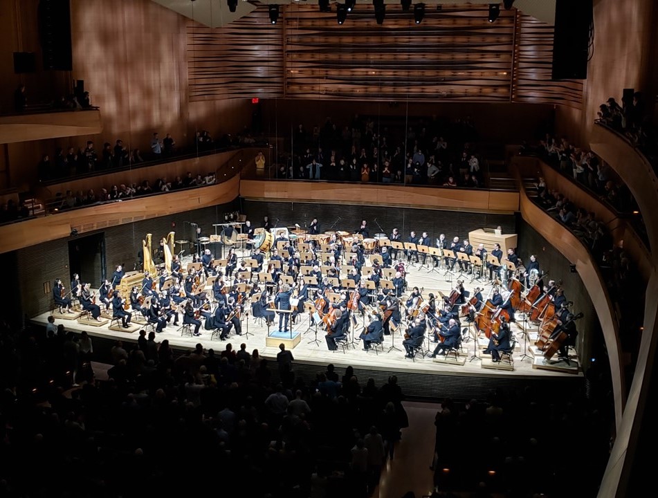 New York Symphonic Orchestra Filling the Stage